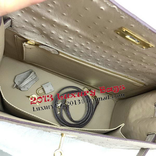 Hermes Kelly 32cm Shoulder Bag Ostrich Leather K32LI Apricot Hermes Kelly 32cm Shoulder Bag Ostrich Leather K32LI Apricot