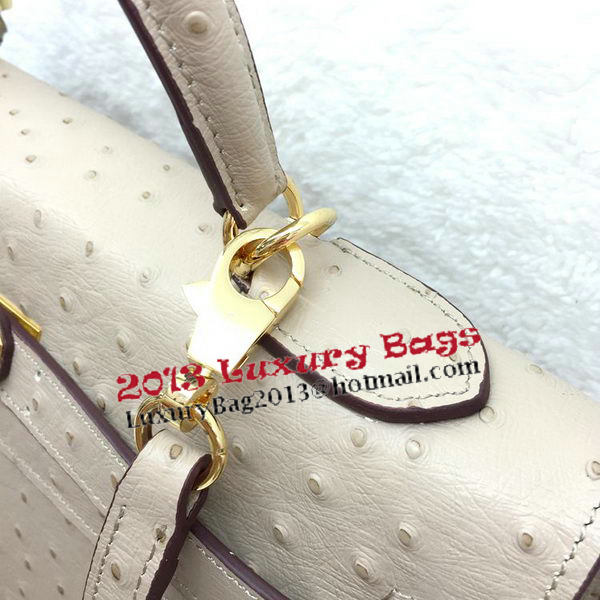 Hermes Kelly 32cm Shoulder Bag Ostrich Leather K32LI Apricot Hermes Kelly 32cm Shoulder Bag Ostrich Leather K32LI Apricot