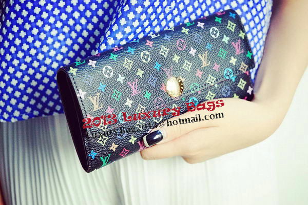 Louis Vuitton M60734 Monogram Multicolore Sarah Wallet Louis Vuitton M60734 Monogram Multicolore Sarah Wallet