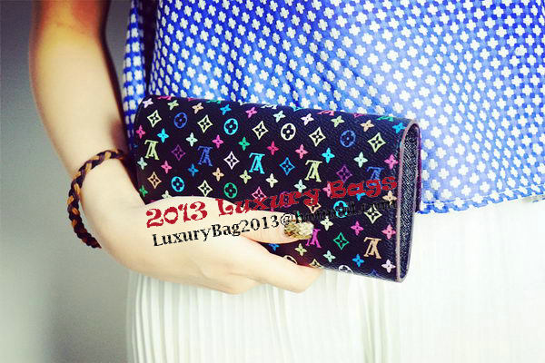 Louis Vuitton M60734 Monogram Multicolore Sarah Wallet Louis Vuitton M60734 Monogram Multicolore Sarah Wallet