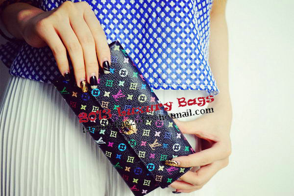 Louis Vuitton M60734 Monogram Multicolore Sarah Wallet Louis Vuitton M60734 Monogram Multicolore Sarah Wallet