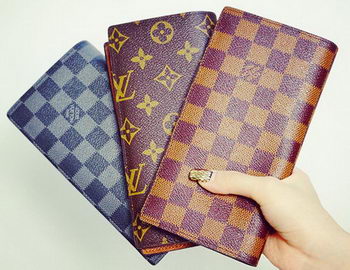 Louis Vuitton Monogram Damier Canvas Brazza Wallet LV62665 Louis Vuitton Monogram Damier Canvas Brazza Wallet LV62665