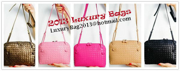 Bottega Veneta Bicolors Intrecciato Nappa Cross Body Bag BV9610 Bottega Veneta Bicolors Intrecciato Nappa Cross Body Bag BV9610