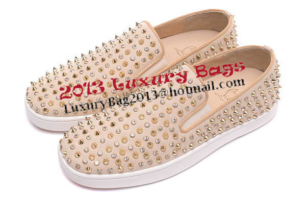Christian Louboutin Casual Shoes CL918 Apricot Christian Louboutin Casual Shoes CL918 Apricot