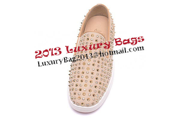 Christian Louboutin Casual Shoes CL918 Apricot Christian Louboutin Casual Shoes CL918 Apricot