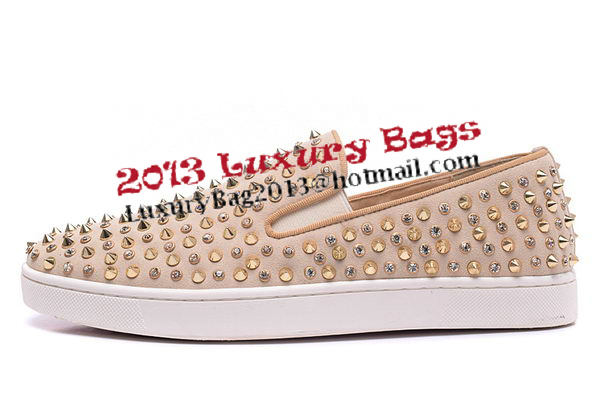 Christian Louboutin Casual Shoes CL918 Apricot Christian Louboutin Casual Shoes CL918 Apricot