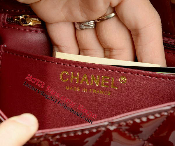 Chanel Classic MINI Flap Bag Royal Patent Leather A1115 Gold Chanel Classic MINI Flap Bag Royal Patent Leather A1115 Gold