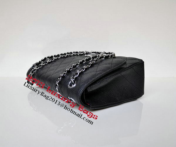 Chanel Jumbo Quilted Classic Flap Bag Black Cannage Patterns A58600 Silver Chanel Jumbo Quilted Classic Flap Bag Black Cannage Patterns A58600 Silver