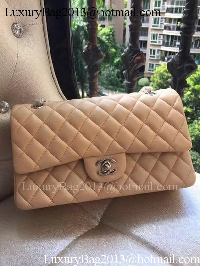 Chanel 2.55 Series Flap Bag Apricot Original Leather A01112 Silver Chanel 2.55 Series Flap Bag Apricot Original Leather A01112 Silver