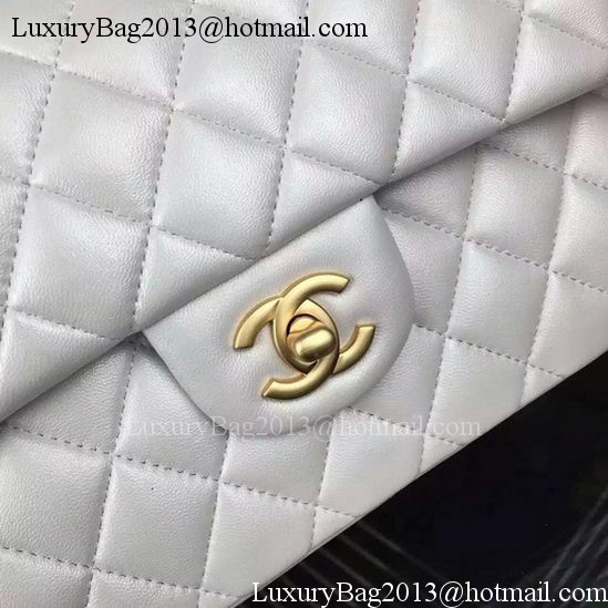 Chanel 2.55 Series Flap Bag OffWhite Sheepskin Leather A06375 Gold Chanel 2.55 Series Flap Bag OffWhite Sheepskin Leather A06375 Gold