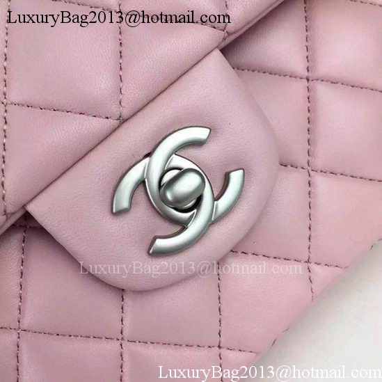 Chanel 2.55 Series Flap Bag Pink Sheepskin Leather A06375 Silver Chanel 2.55 Series Flap Bag Pink Sheepskin Leather A06375 Silver