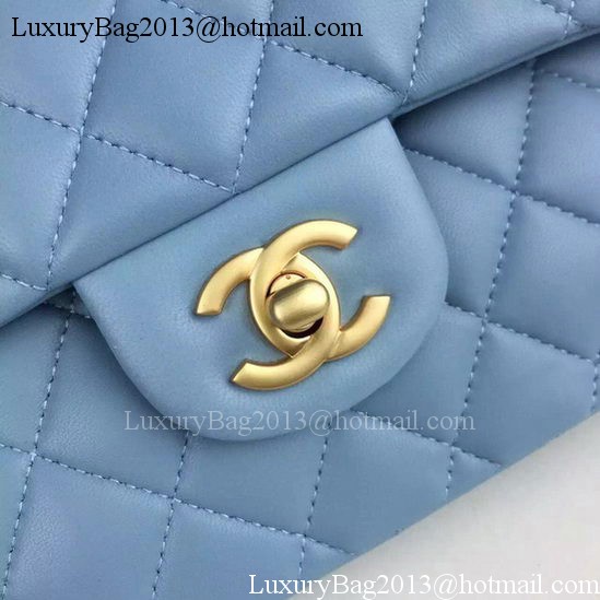 Chanel 2.55 Series Flap Bag SkyBlue Sheepskin Leather A06375 Gold Chanel 2.55 Series Flap Bag SkyBlue Sheepskin Leather A06375 Gold