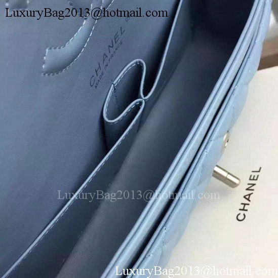 Chanel 2.55 Series Flap Bag SkyBlue Sheepskin Leather A06375 Silver Chanel 2.55 Series Flap Bag SkyBlue Sheepskin Leather A06375 Silver