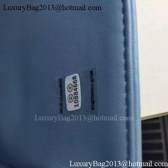 Chanel 2.55 Series Flap Bag SkyBlue Sheepskin Leather A06375 Silver Chanel 2.55 Series Flap Bag SkyBlue Sheepskin Leather A06375 Silver