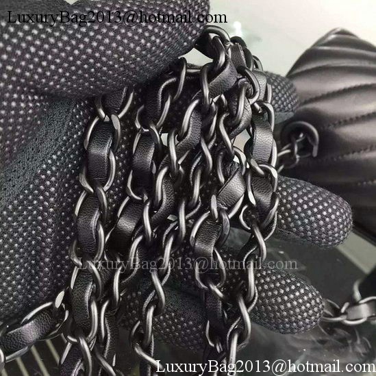 Chanel Classic mini Flap Bag Black Chevron Sheepskin Leather A68748 Black Chanel Classic mini Flap Bag Black Chevron Sheepskin Leather A68748 Black