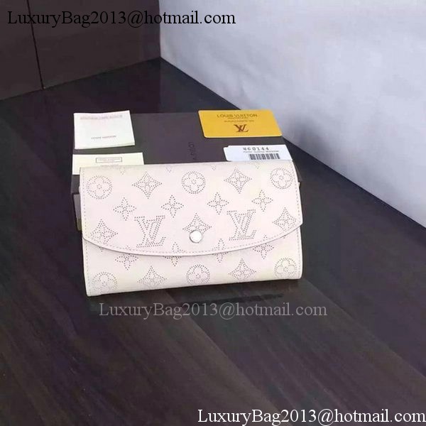 Louis Vuitton Mahina Leather IRIS Wallet M60144 OffWhite Louis Vuitton Mahina Leather IRIS Wallet M60144 OffWhite