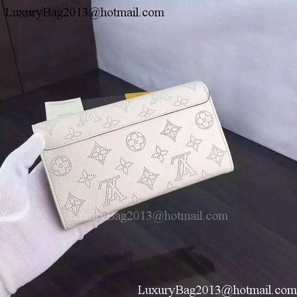 Louis Vuitton Mahina Leather IRIS Wallet M60144 OffWhite Louis Vuitton Mahina Leather IRIS Wallet M60144 OffWhite