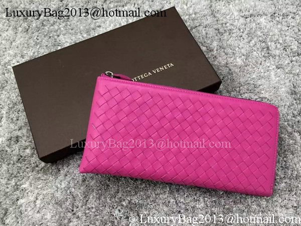 Bottega Veneta Intrecciato Leather Clutch BV144077 Rose Bottega Veneta Intrecciato Leather Clutch BV144077 Rose