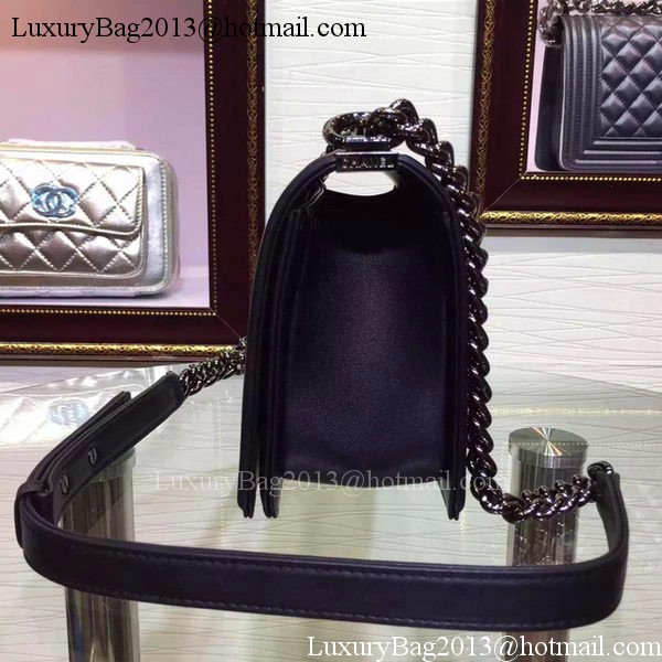 Boy Chanel Flap Shoulder Bag Sheepskin Leather A67086 Black Boy Chanel Flap Shoulder Bag Sheepskin Leather A67086 Black