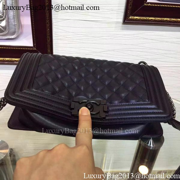 Boy Chanel Flap Shoulder Bag Sheepskin Leather A67086 Black Boy Chanel Flap Shoulder Bag Sheepskin Leather A67086 Black