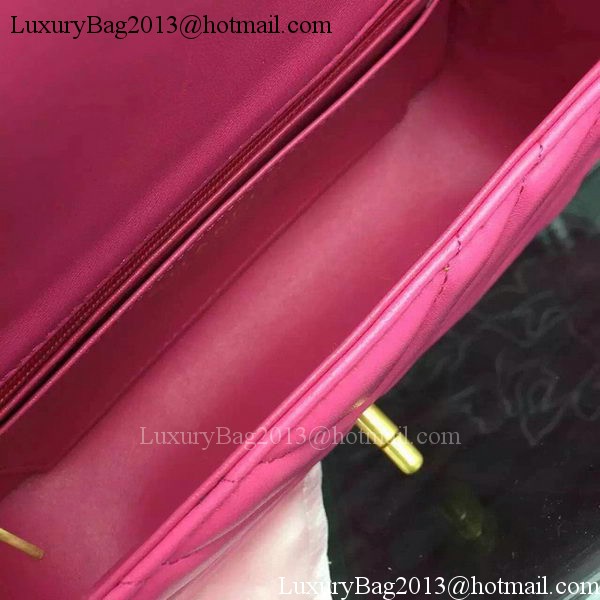 Chanel mini Classic Flap Bag Rose Original Sheepskin Chevron Leather CHA5500 Gold Chanel mini Classic Flap Bag Rose Original Sheepskin Chevron Leather CHA5500 Gold