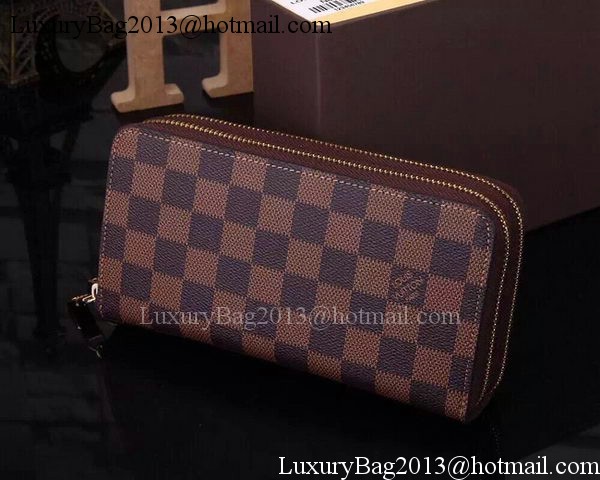 Louis Vuitton Damier Ebene Canvas Zippy Insolite Wallets N61723 Louis Vuitton Damier Ebene Canvas Zippy Insolite Wallets N61723