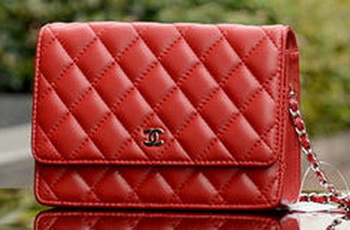 Chanel mini Flap Bags Red Sheepskin Leather A33814 Silver Chanel mini Flap Bags Red Sheepskin Leather A33814 Silver