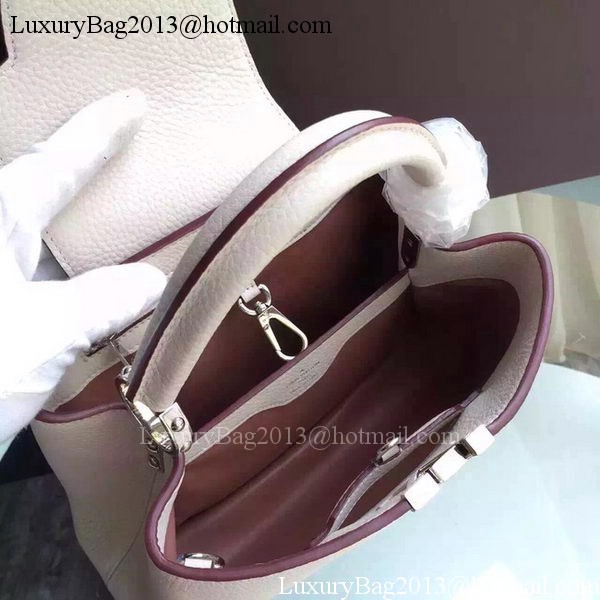 Louis Vuitton Capucines BB Tote Bag M94754 OffWhite Louis Vuitton Capucines BB Tote Bag M94754 OffWhite