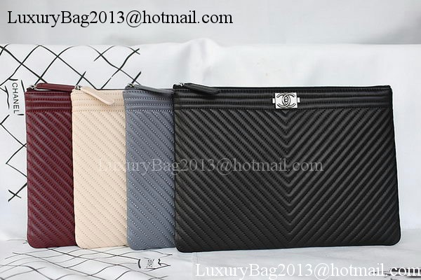 Boy Chanel Sheepskin Leather Clutch A69253 Boy Chanel Sheepskin Leather Clutch A69253