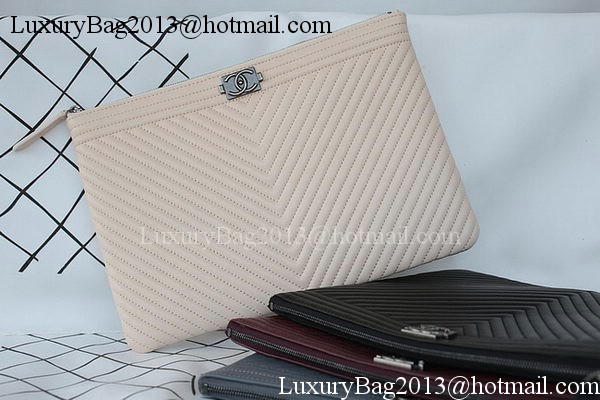 Boy Chanel Sheepskin Leather Clutch A69253 Boy Chanel Sheepskin Leather Clutch A69253