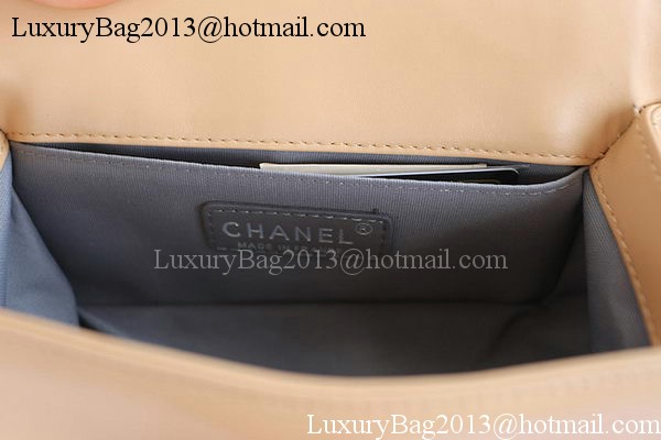 Boy Chanel mini Flap Bag Original Sheepskin A67085 Apricot Boy Chanel mini Flap Bag Original Sheepskin A67085 Apricot