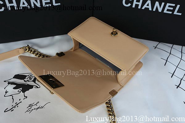 Boy Chanel mini Flap Bag Original Sheepskin A67085 Apricot Boy Chanel mini Flap Bag Original Sheepskin A67085 Apricot