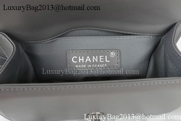 Boy Chanel mini Flap Bag Original Sheepskin A67085 Grey Boy Chanel mini Flap Bag Original Sheepskin A67085 Grey