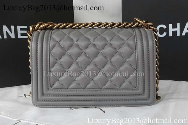 Boy Chanel mini Flap Bag Original Sheepskin A67085 Grey Boy Chanel mini Flap Bag Original Sheepskin A67085 Grey