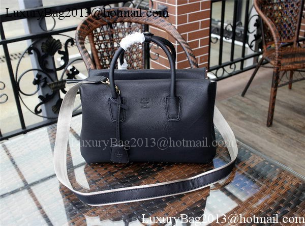 MCM Milla Tote Bag Calfskin Leather MCM1180 Black MCM Milla Tote Bag Calfskin Leather MCM1180 Black