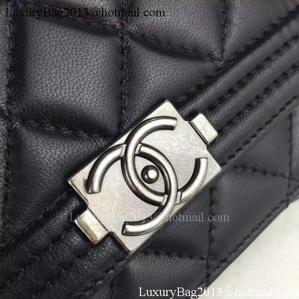 Boy Chanel mini Flap Bag Original Sheepskin A33814 Black Boy Chanel mini Flap Bag Original Sheepskin A33814 Black