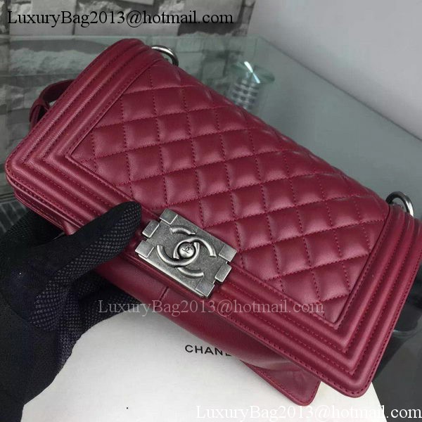 Chanel Boy Flap Shoulder Bags Sheepskin Leather A67086 Burgundy Chanel Boy Flap Shoulder Bags Sheepskin Leather A67086 Burgundy