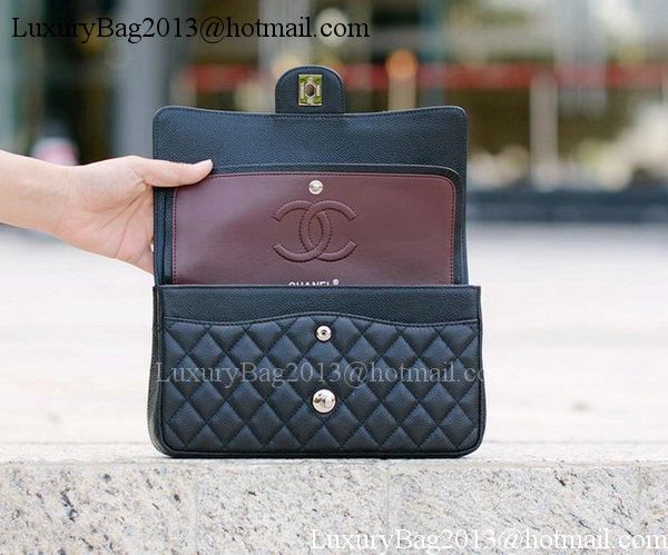 Chanel 2.55 Series Flap Bag Black Cannage Pattern A1112 Silver Chanel 2.55 Series Flap Bag Black Cannage Pattern A1112 Silver