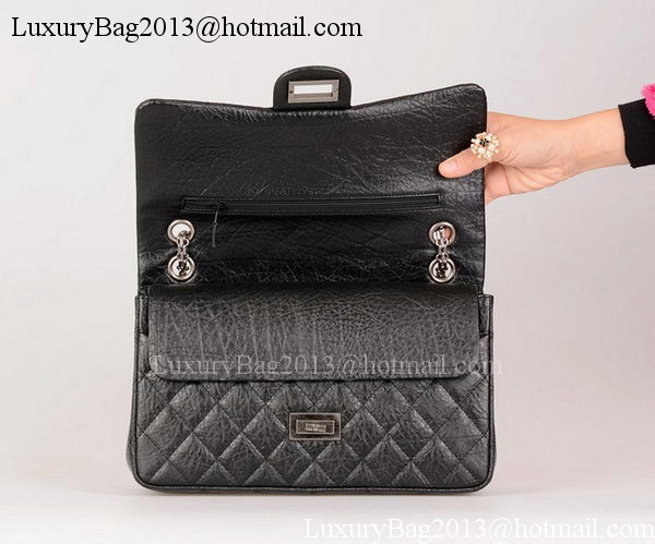 Chanel Jumbo Classic Flap Bag Black Calfskin Leather A28668 Silver Chanel Jumbo Classic Flap Bag Black Calfskin Leather A28668 Silver