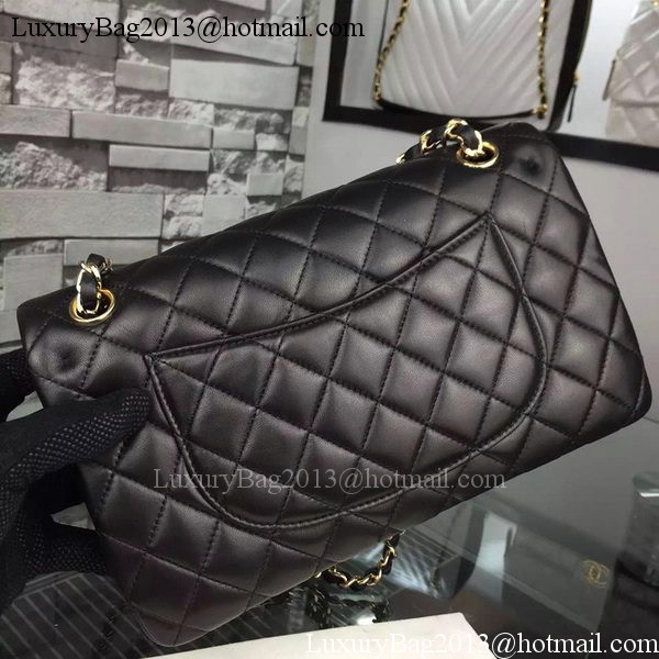 Chanel 2.55 Series Flap Bag Lambskin Leather A5024 Black Chanel 2.55 Series Flap Bag Lambskin Leather A5024 Black