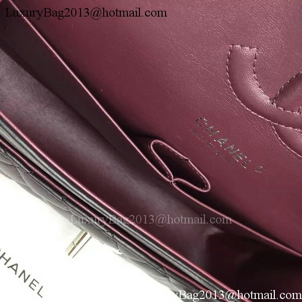 Chanel 2.55 Series Flap Bag Lambskin Leather A5024 Black Chanel 2.55 Series Flap Bag Lambskin Leather A5024 Black