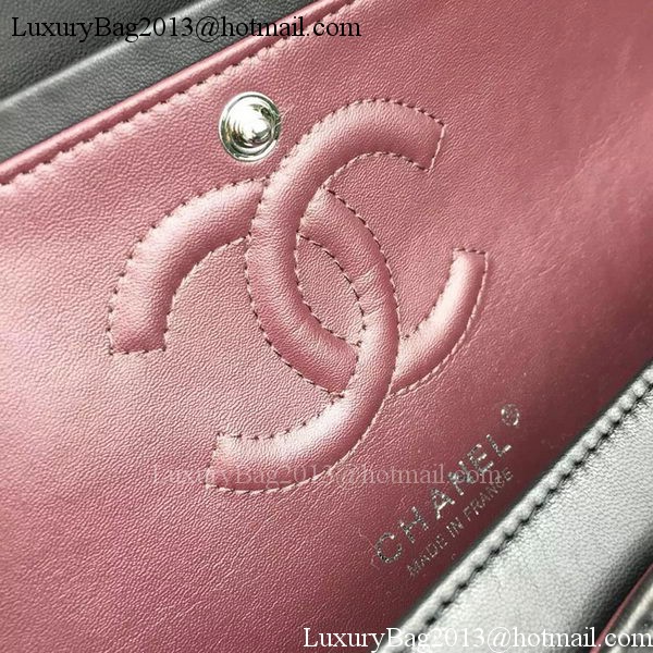 Chanel 2.55 Series Flap Bag Lambskin Leather A5024 Black Chanel 2.55 Series Flap Bag Lambskin Leather A5024 Black