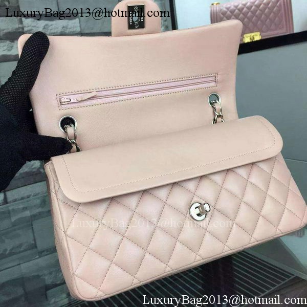 Chanel 2.55 Series Flap Bag Lambskin Leather A5024 Pink Chanel 2.55 Series Flap Bag Lambskin Leather A5024 Pink