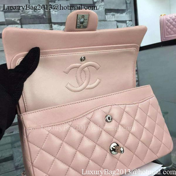 Chanel 2.55 Series Flap Bag Lambskin Leather A5024 Pink Chanel 2.55 Series Flap Bag Lambskin Leather A5024 Pink