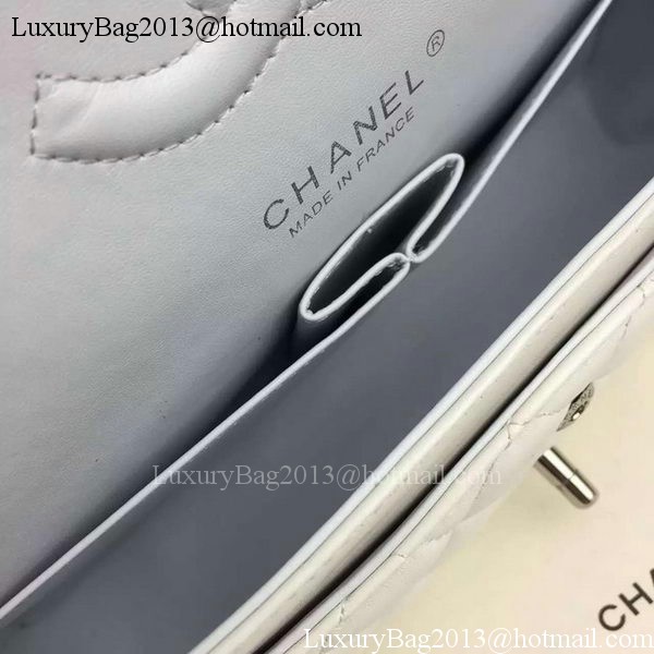 Chanel 2.55 Series Flap Bag Lambskin Leather A5024 White Chanel 2.55 Series Flap Bag Lambskin Leather A5024 White