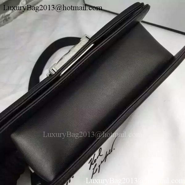 Boy Chanel mini Flap Bag Original Chevron Sheepskin Leather A5707 Black Boy Chanel mini Flap Bag Original Chevron Sheepskin Leather A5707 Black