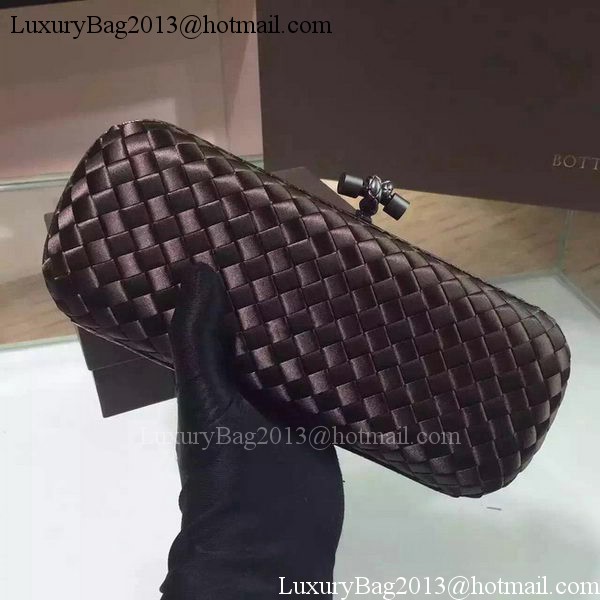 Bottega Veneta STRETCH Knot Sheepskin Leather Clutch BV8651 Brown Bottega Veneta STRETCH Knot Sheepskin Leather Clutch BV8651 Brown