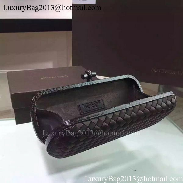Bottega Veneta STRETCH Knot Sheepskin Leather Clutch BV8651 Brown Bottega Veneta STRETCH Knot Sheepskin Leather Clutch BV8651 Brown