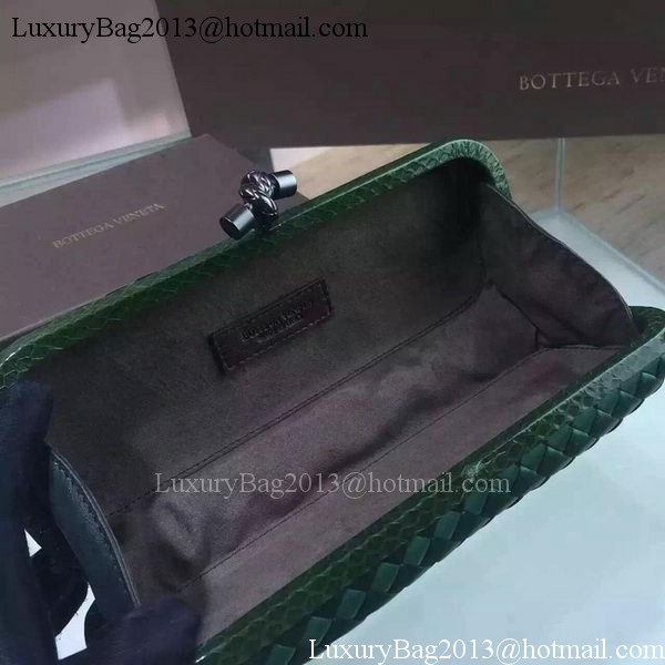 Bottega Veneta STRETCH Knot Sheepskin Leather Clutch BV8651 Green Bottega Veneta STRETCH Knot Sheepskin Leather Clutch BV8651 Green