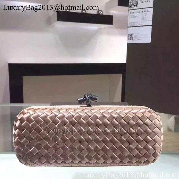 Bottega Veneta STRETCH Knot Sheepskin Leather Clutch BV8651 Light Gold Bottega Veneta STRETCH Knot Sheepskin Leather Clutch BV8651 Light Gold